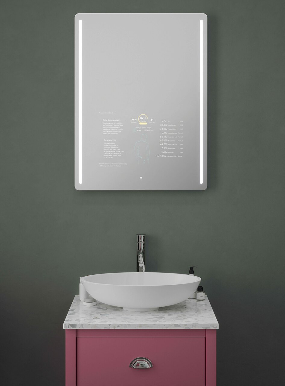 Skylar Smart Tech Tunable LED Mirror - Sycamore B2B